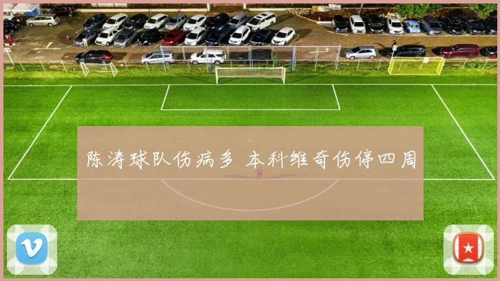 陈涛球队伤病多 本科维奇伤停四周