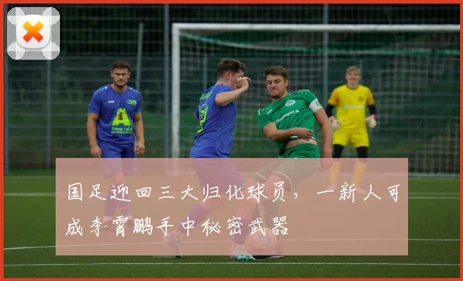 国足迎回三大归化球员，一新人可成李霄鹏手中秘密武器