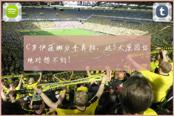 C罗伊莲娜分手真相，这5大原因你绝对想不到！