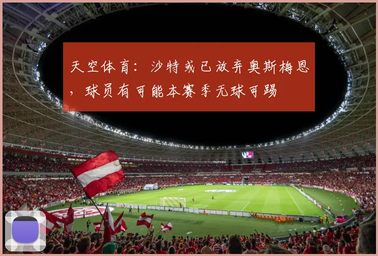 天空体育：沙特或已放弃奥斯梅恩，球员有可能本赛季无球可踢